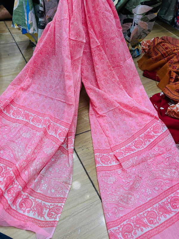 Pure Mul Cotton Printed Branded Dupatta (Full Size)