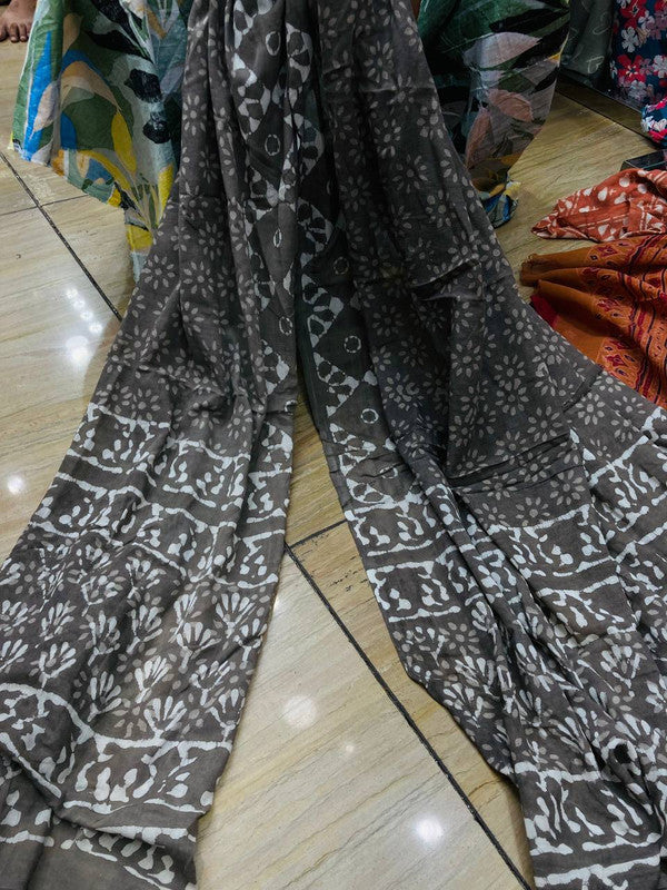 Pure Mul Cotton Printed Branded Dupatta (Full Size)