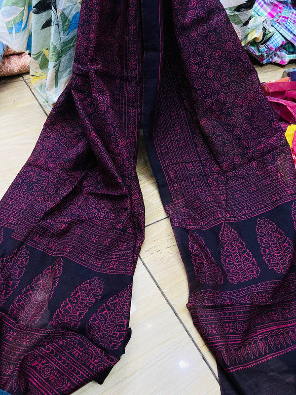 Pure Mul Cotton Printed Branded Dupatta (Full Size)