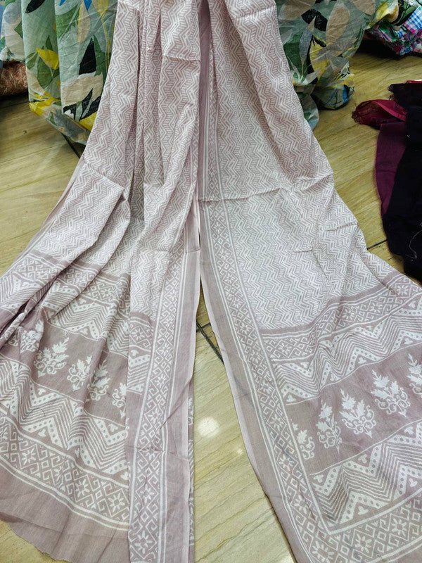 Pure Mul Cotton Printed Branded Dupatta (Full Size)