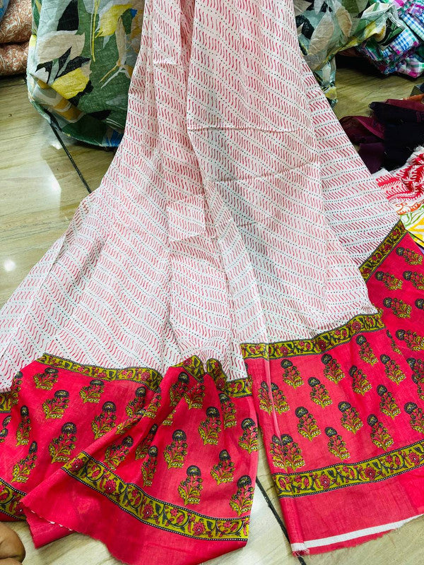Pure Mul Cotton Printed Branded Dupatta (Full Size)