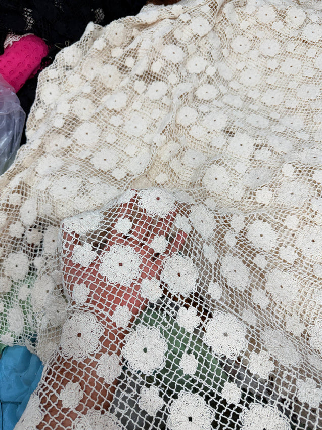 Most Premium Imported Crosia FABRIC (Big WIDTH!!) (Dyeable Also)