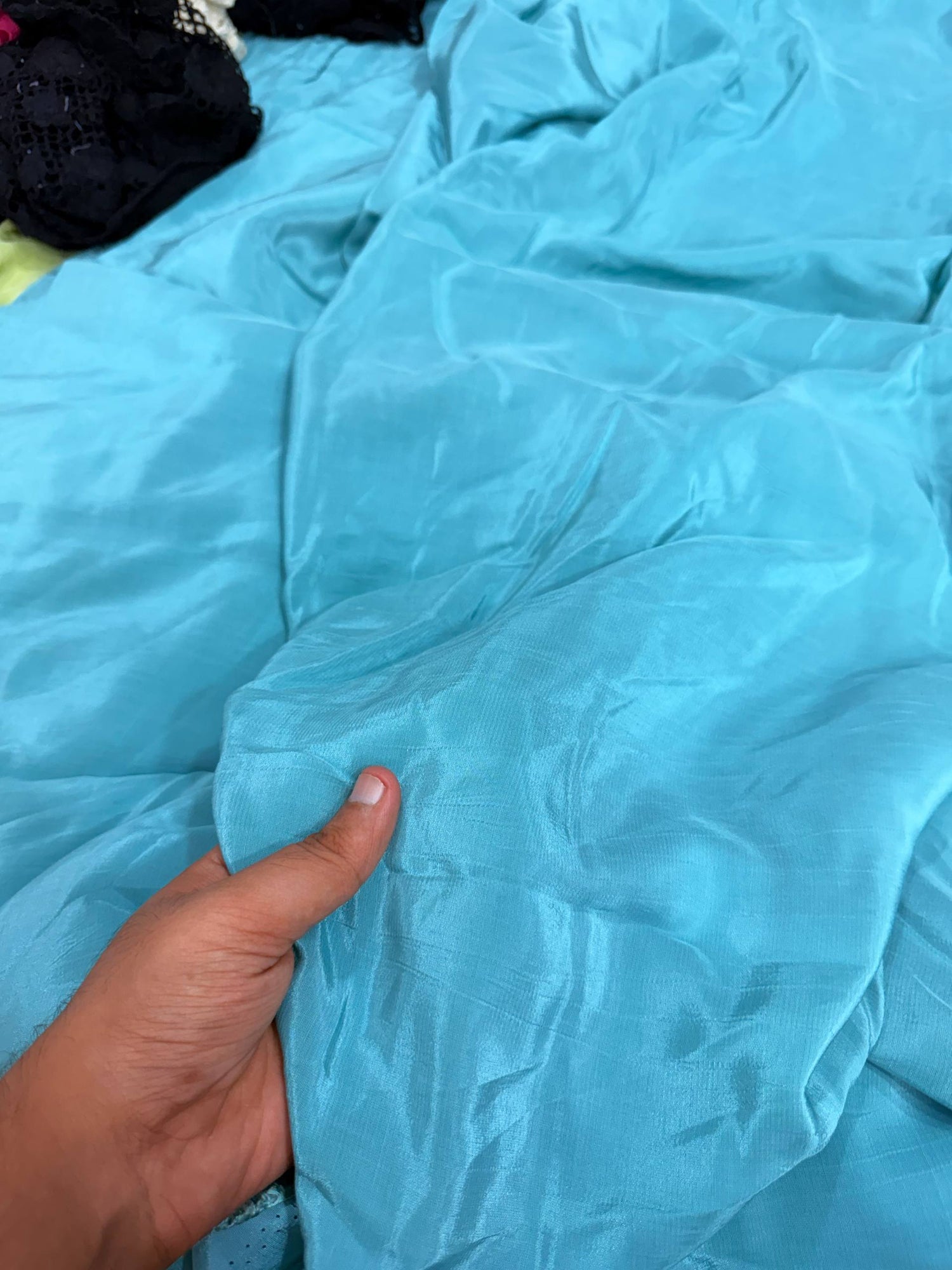 Most Premium Pure Natural CREPE FABRIC (Big WIDTH!!)