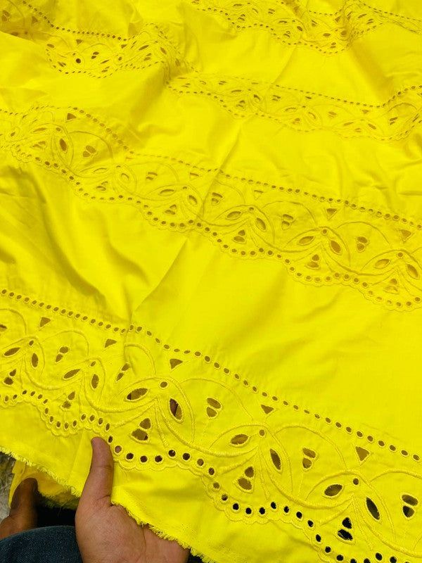 Most Premium Pure Cotton Hakuba Chikankari Fabric (Big WIDTH!!)