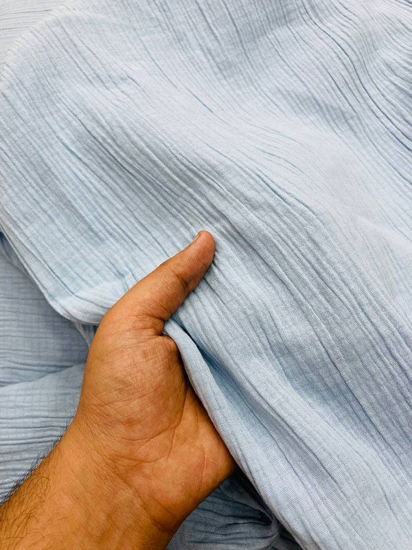 Most Premium Pure Double Cloth Cotton Plain FABRIC (Big WIDTH!!)