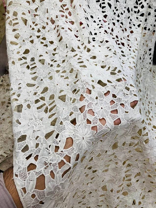Most Premium Pure Imported Crosia FABRIC (DYEABLE ALSO)
