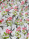 Most Premium Pure Cotton Hakuba Chikankari Printed Fabric (Big WIDTH!!)