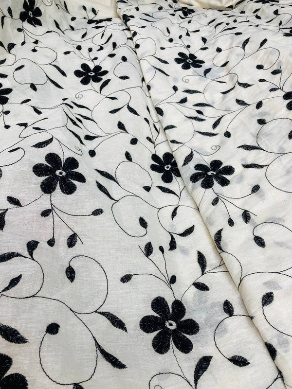 Most Premium Pure Fine Thread Embroidery Cotton FABRIC (Big WIDTH!!)