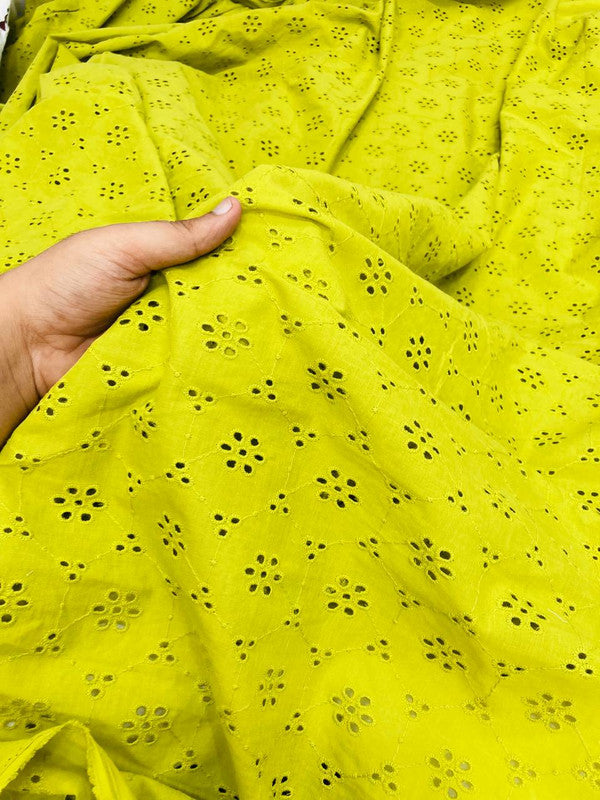 Most Premium Pure Cotton Hakuba Chikankari Fabric (Big WIDTH!!)