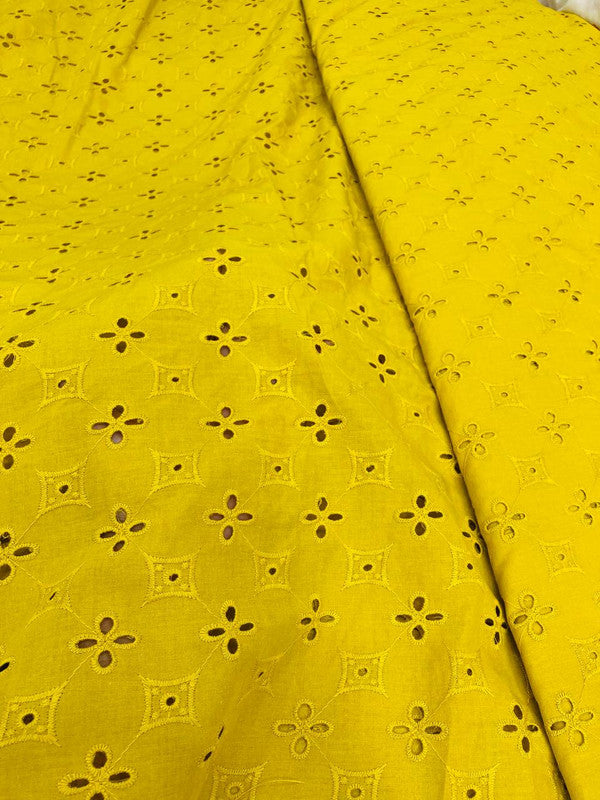 Most Premium Pure Cotton Hakuba Chikankari Fabric (Big WIDTH!!)