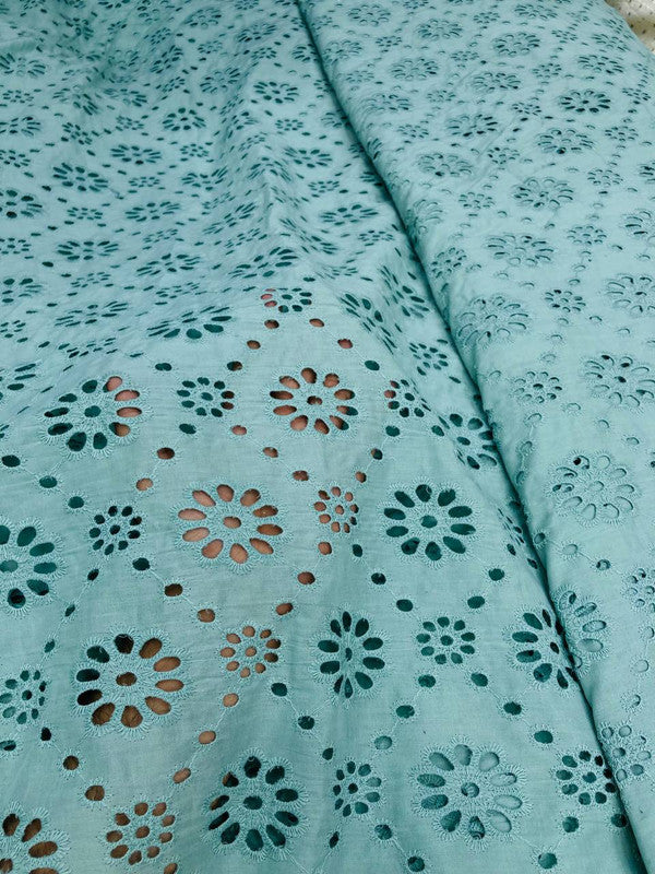 Most Premium Pure Cotton Hakuba Chikankari Fabric (Big WIDTH!!)