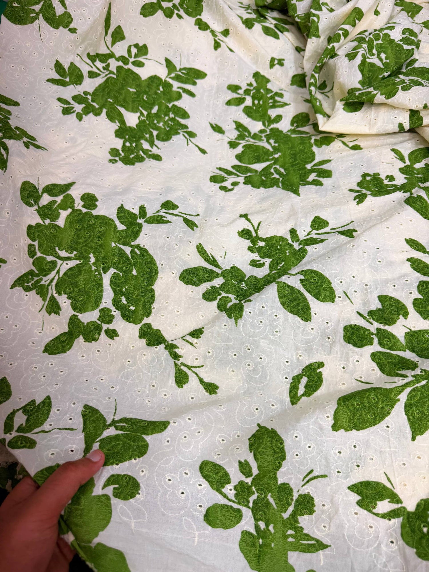 Most Premium Pure Hakuba Chikankari Cotton Fabric (Big WIDTH!!)