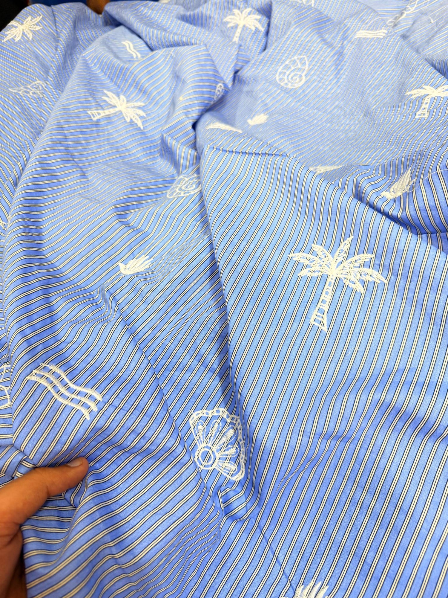Most Premium Pure Hakuba Chikankari Cotton Fabric (Big WIDTH!!)