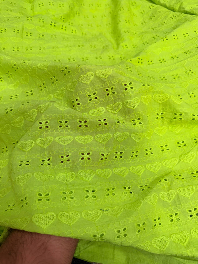 Most Premium Pure Hakuba Chikankari Cotton Fabric (Big WIDTH!!)