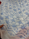 Most Premium Pure Hakuba Chikankari Cotton Fabric