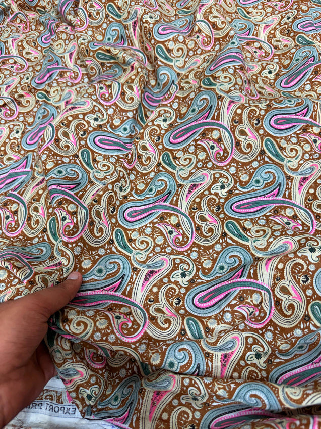 Most Premium Pure Printed Cotton Fabric (Big WIDTH!!)