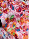 Most Premium Fine Georgette Brasso PRINTED FABRIC (Big WIDTH!!)