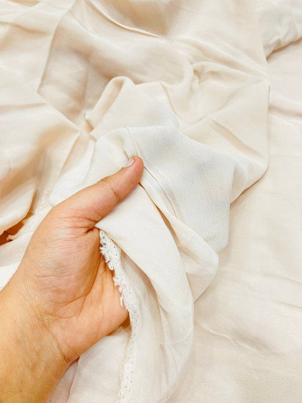 Most Premium Pure Natural CREPE FABRIC (Big WIDTH!!)