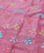 Resham Thread Embroidery On Premium Organza Fabric On SALE!!