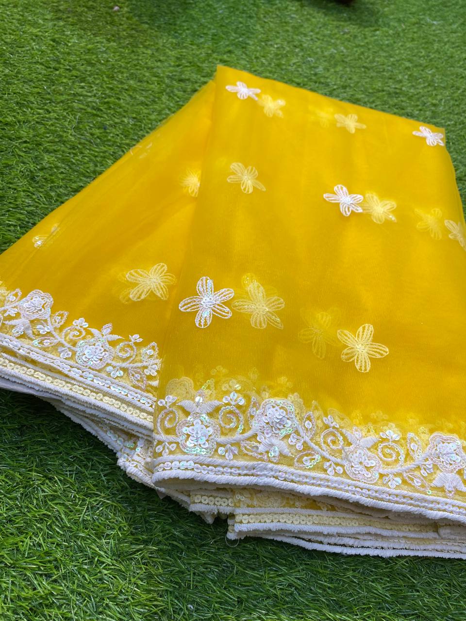 Premium Heavy Net Design Zara Sequin Dupatta 2.5 meter