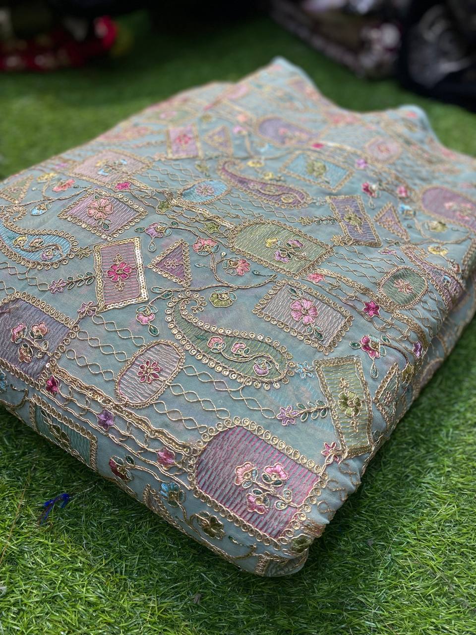 Premium Embroidered Georgette FABRICS