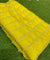 Most Premium Collection Of HAND WORK - Pure Chinon Chiffon Fabric ( Yellow )