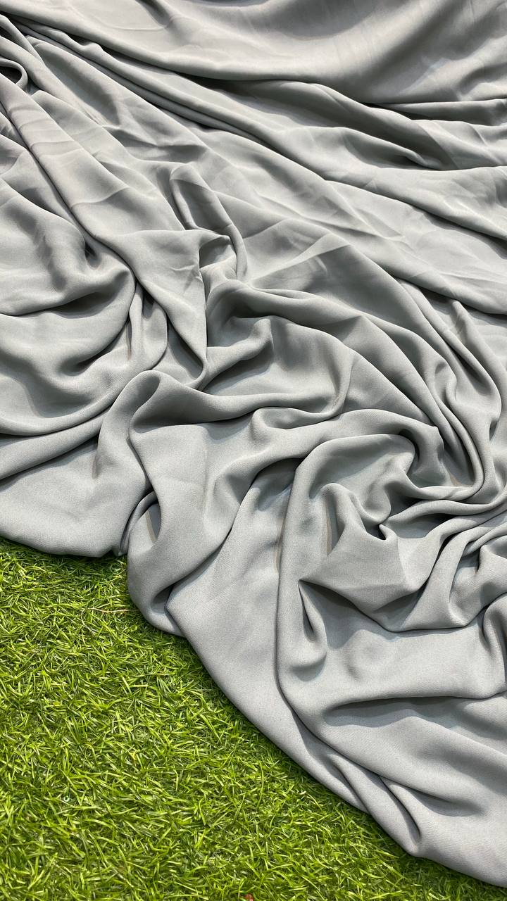 Most Premium Quality Of Imported Fabric - Moss Quality Fabric ( GREY )