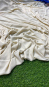 Most Premium Quality Of Imported Fabric - Moss Quality Fabric ( Pearl White )