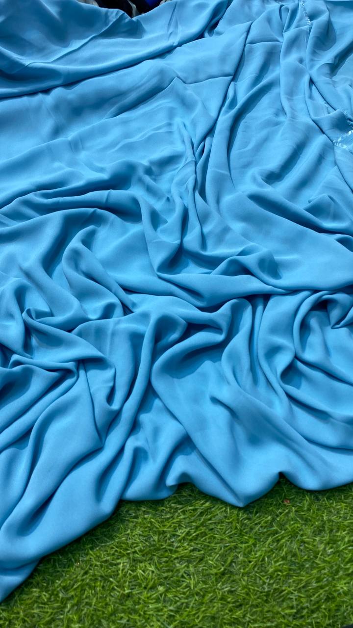 Most Premium Quality Of Imported Fabric - Moss Quality Fabric ( BLUE )