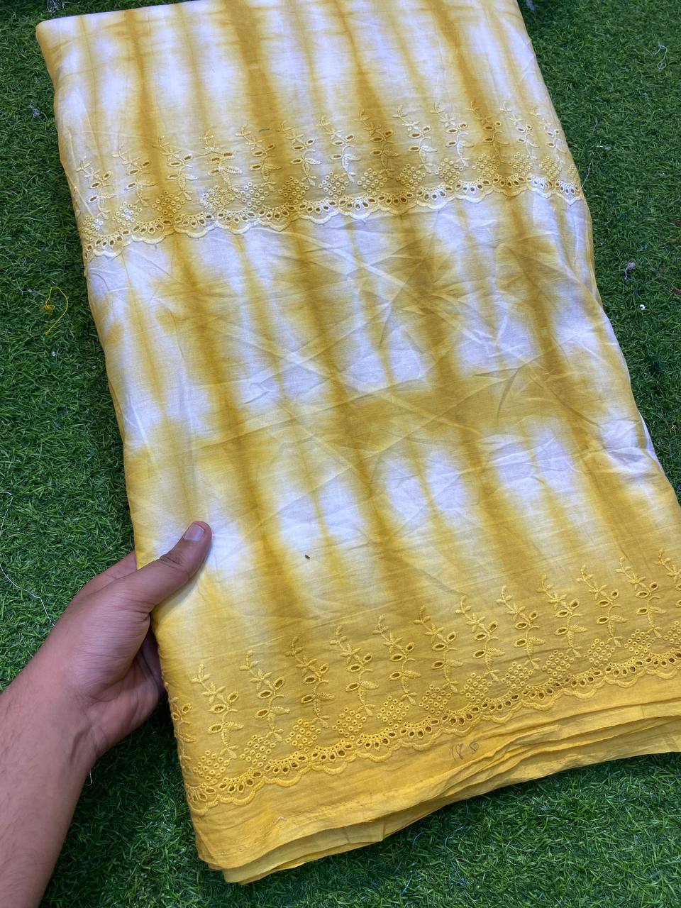 Most Premium Quality Of Hakuba Chikankari Fabric (Big Width)