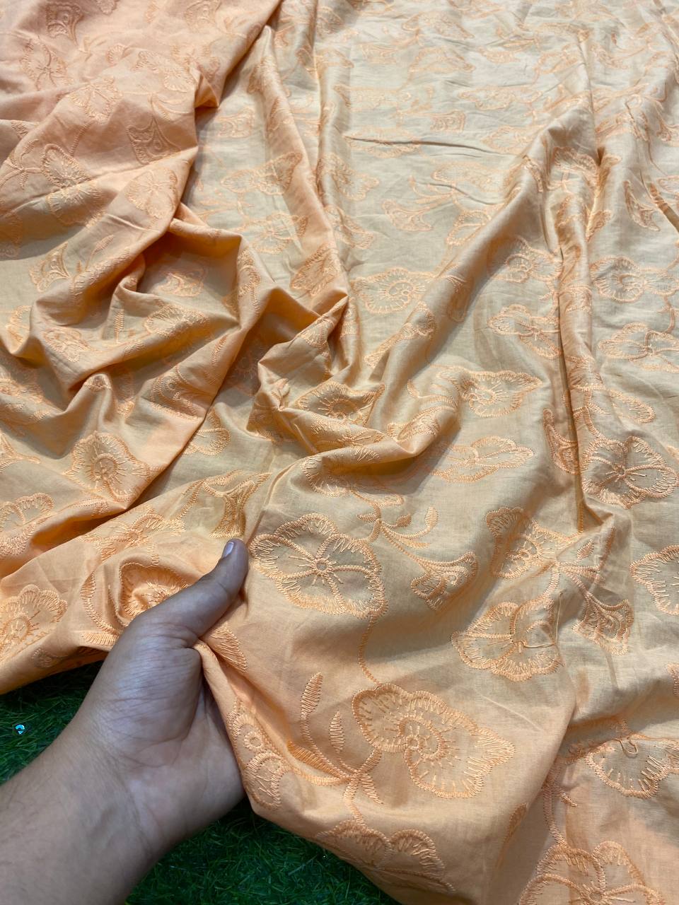 Most Premium Hakuba Chikankari Pure Cotton Fabric