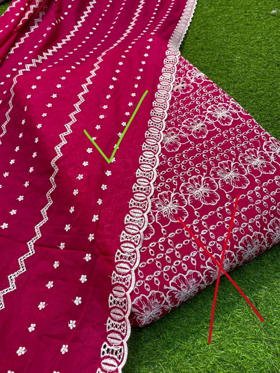 (Dupatta) Pure Cotton Mulmul Plus Dupatta