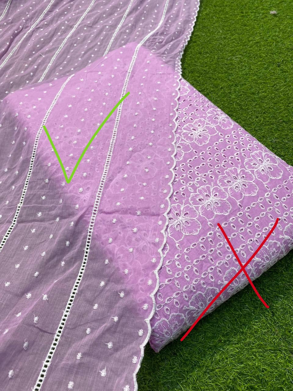 (Dupatta) Pure Cotton Mulmul Plus Dupatta