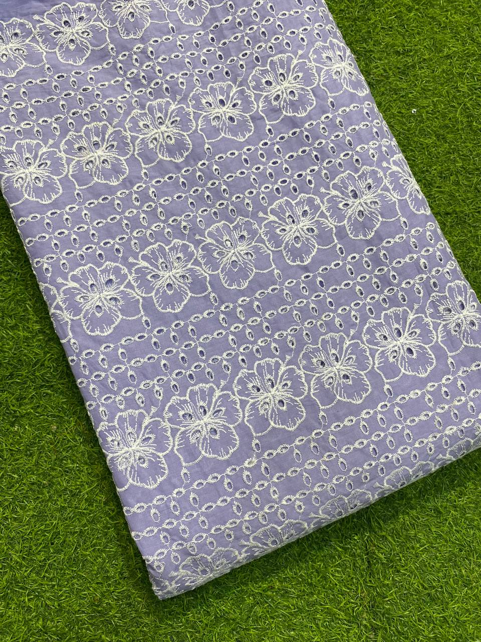 Most Premium Cotton Fabric - Hakuba Chikankari