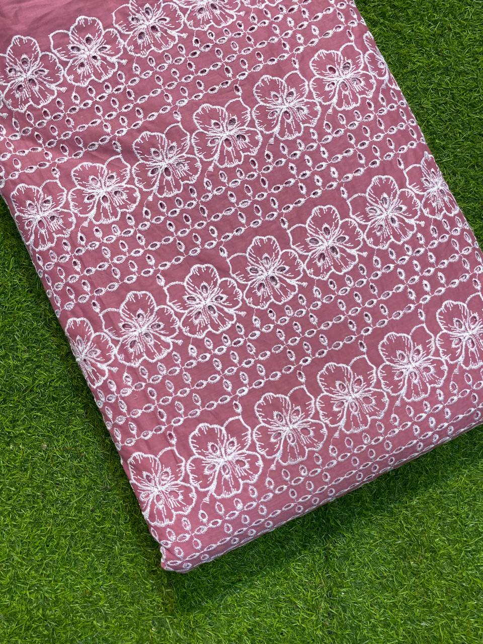 Most Premium Cotton Fabric - Hakuba Chikankari