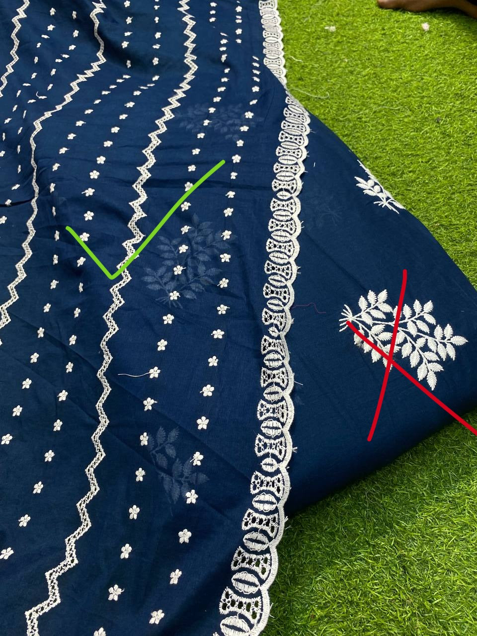 (Dupatta) Pure Cotton Mulmul Plus Dupatta