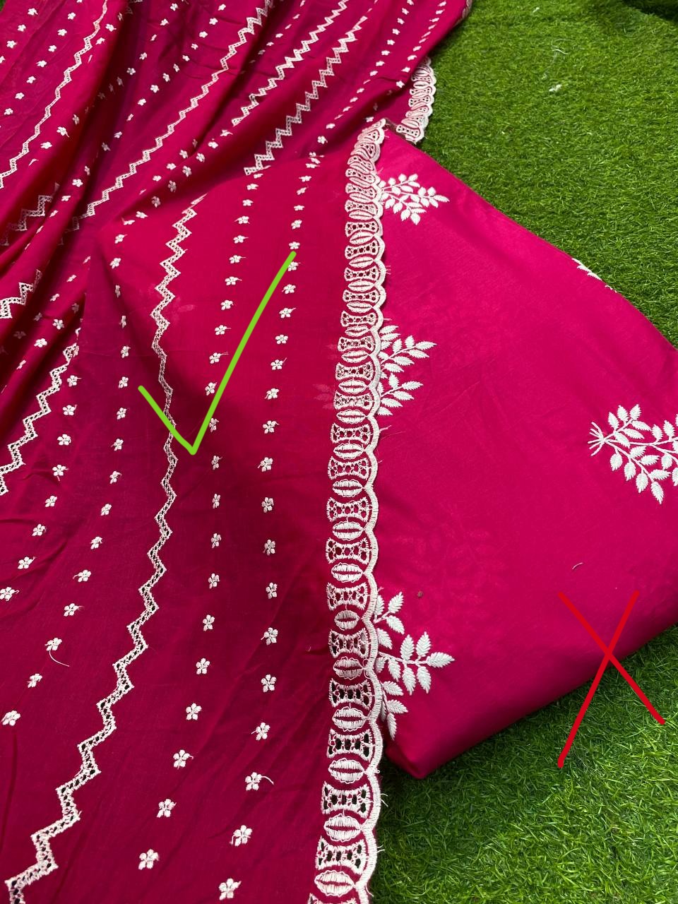 (Dupatta) Pure Cotton Mulmul Plus Dupatta