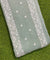 Most Premium Cotton Fabric With Fine Lucknowi Embroidery (Green)