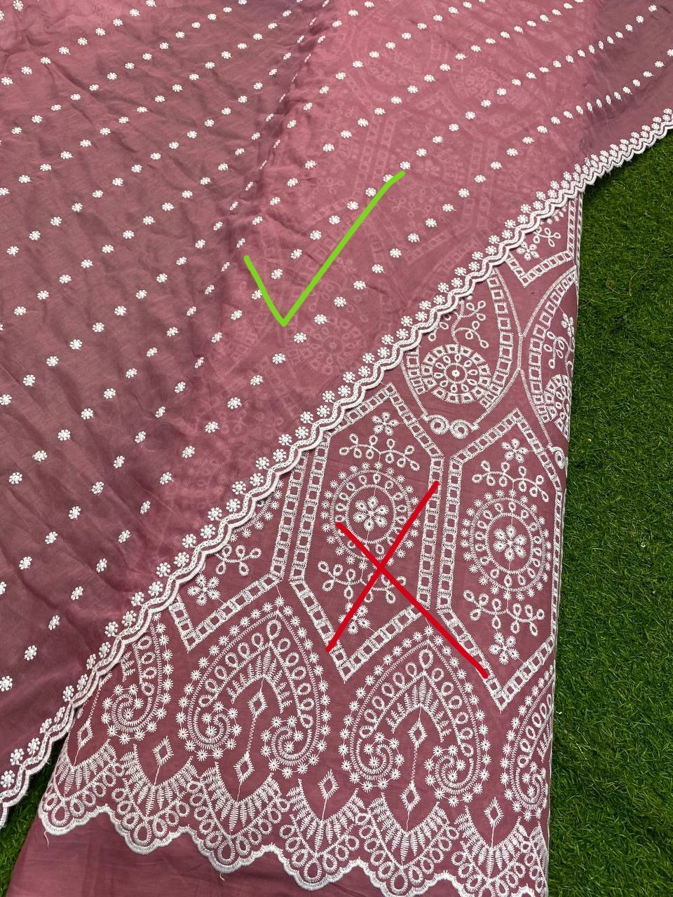 (Dupatta Only) Pure Cotton Mulmul Plus Dupatta