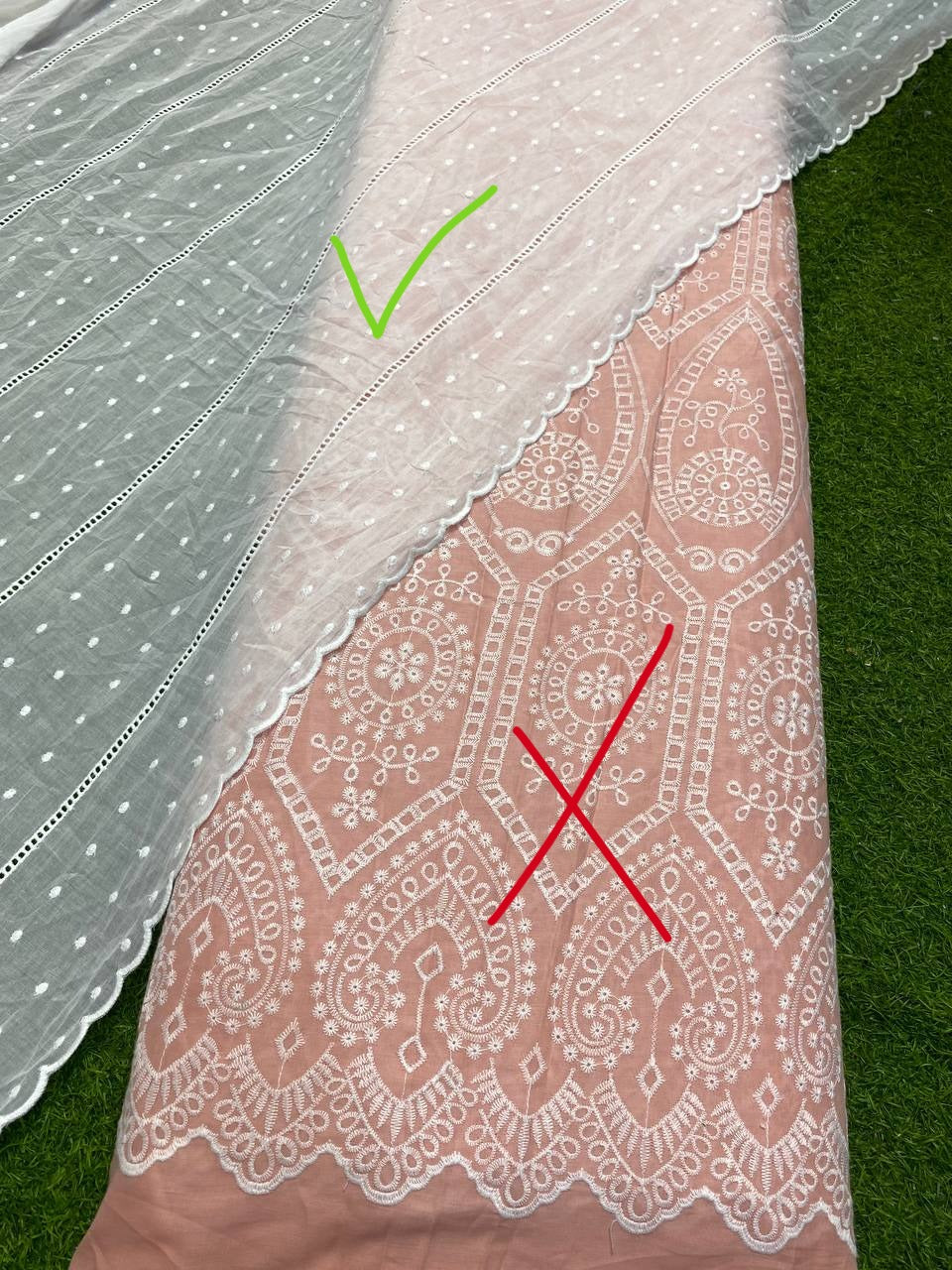 (Dupatta Only) Pure Cotton Mulmul Plus Dupatta