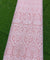 Most Premium Pure Cotton Fabric - Fine Lakhnavi Embroidery (Peach)