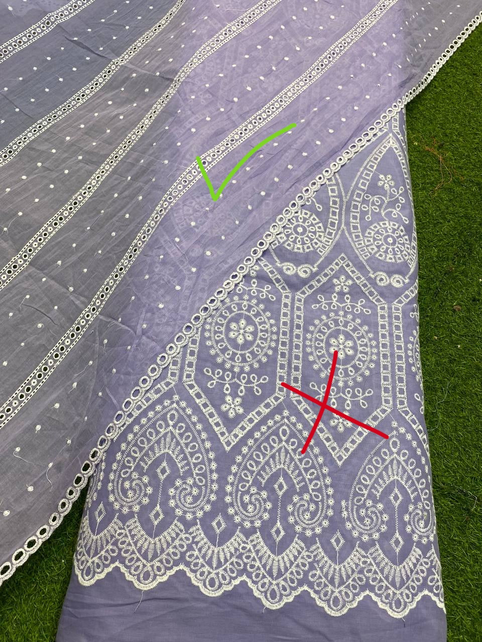 (Dupatta Only) Pure Cotton Mulmul Plus Dupatta