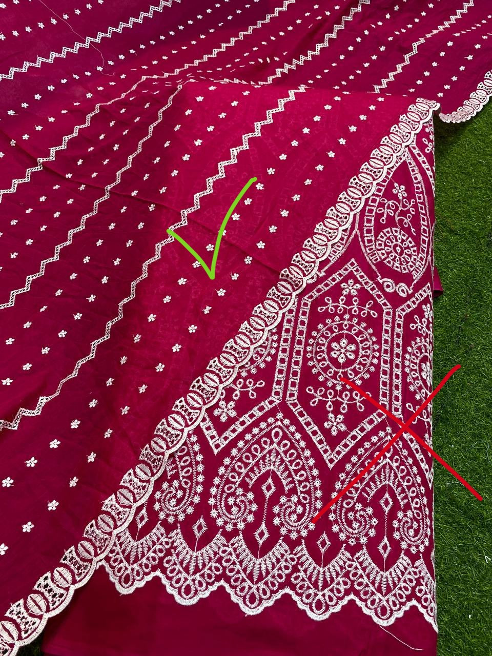 (Dupatta Only) Pure Cotton Mulmul Plus Dupatta