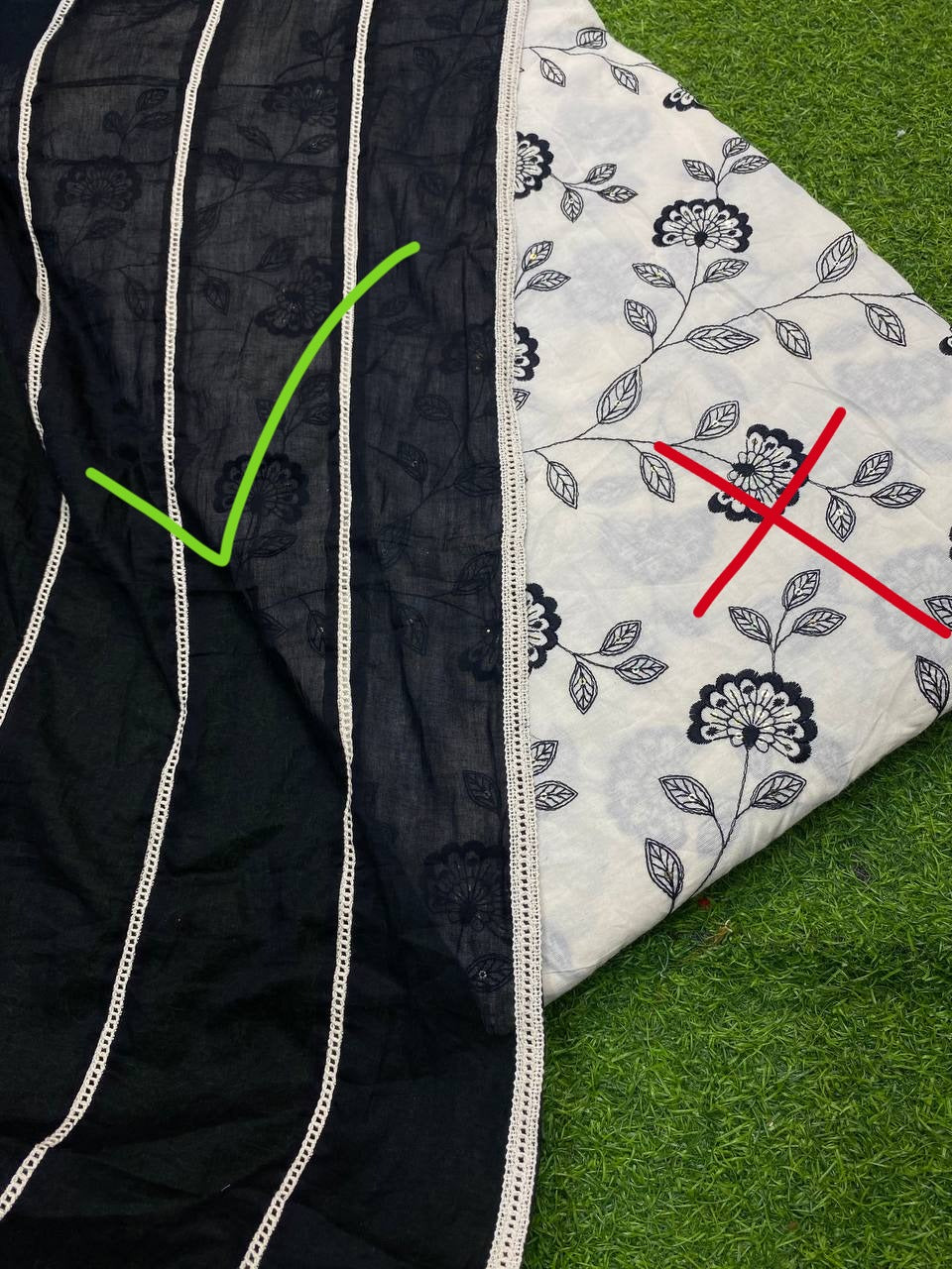 (Dupatta Only) Premium Pure Mulmul Cotton Dupatta