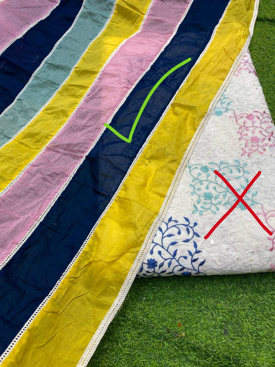 (Dupatta Only) Premium Pure Mulmul Cotton Dupatta