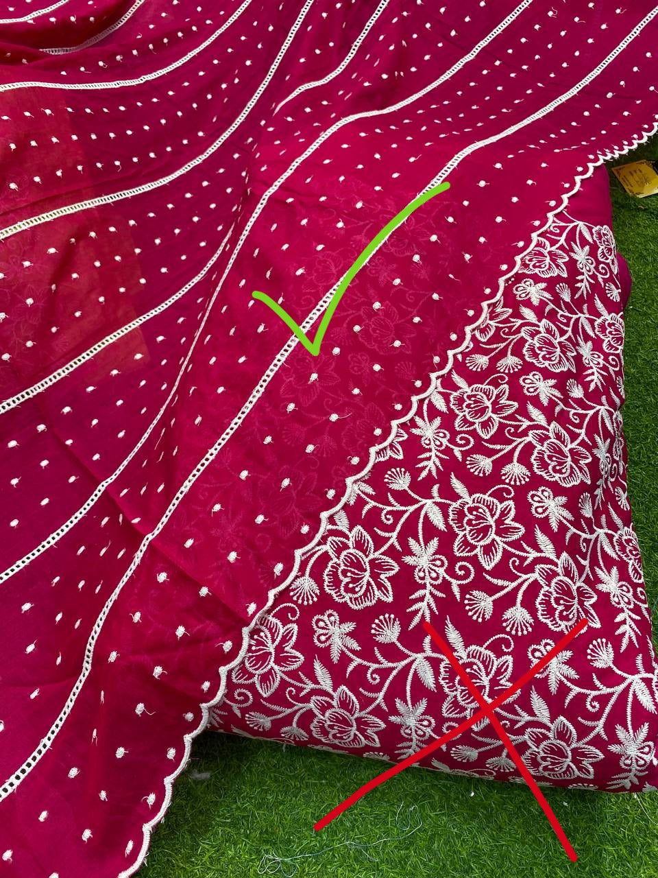 (Only Dupatta) Most Premium Quality Of Pure Mulmul Dupatta
