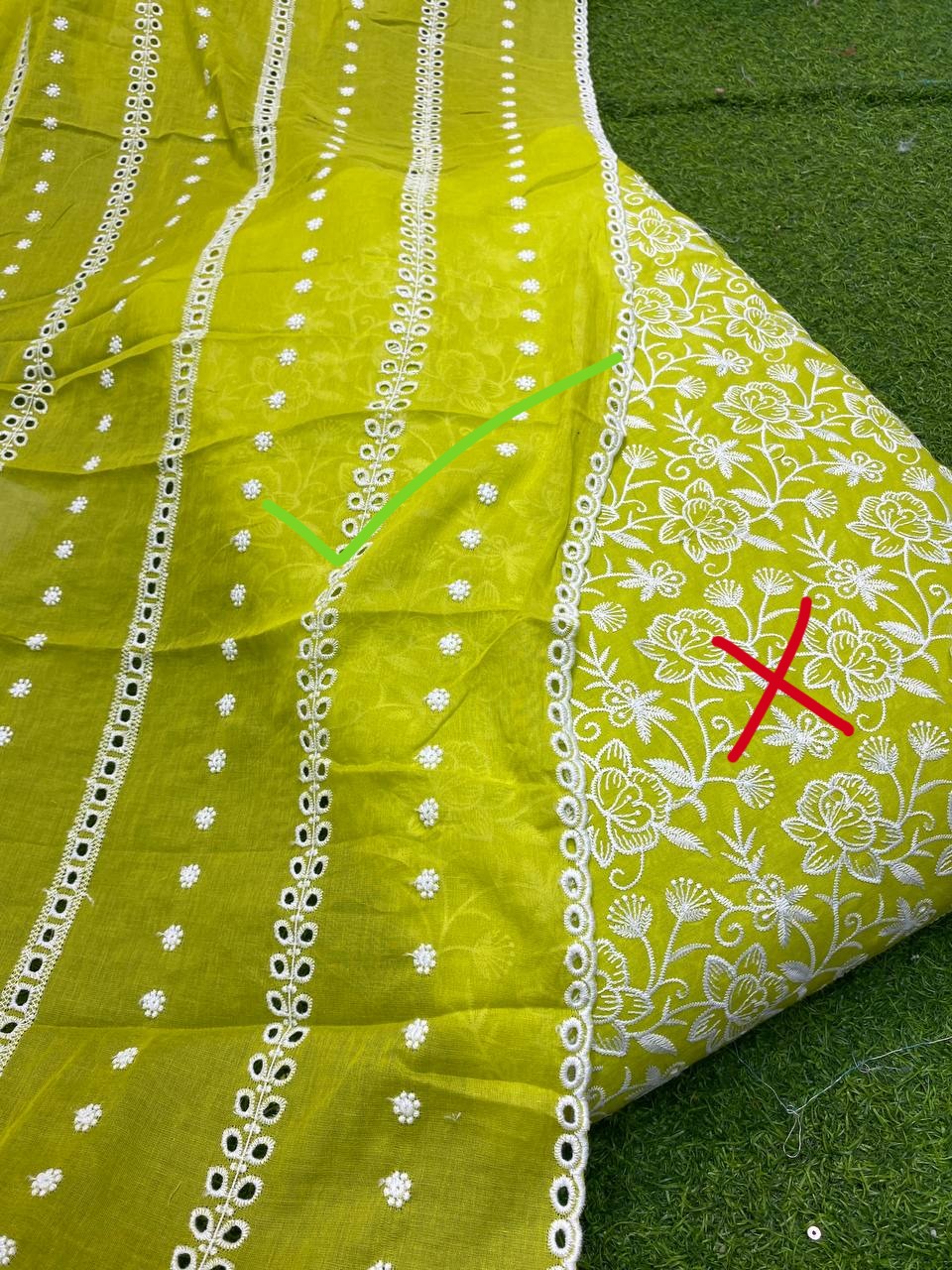 (Only Dupatta) Most Premium Quality Of Pure Mulmul Dupatta