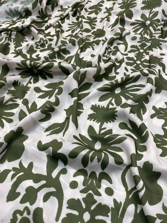 Most Premium Quality Of Pure Modal Georgette Fabric - Printed