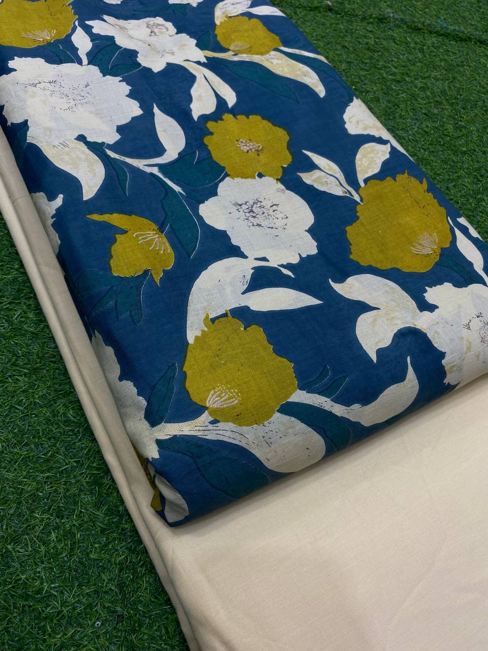 Most Premium Pure Cotton 80*80 Suit With Bottom