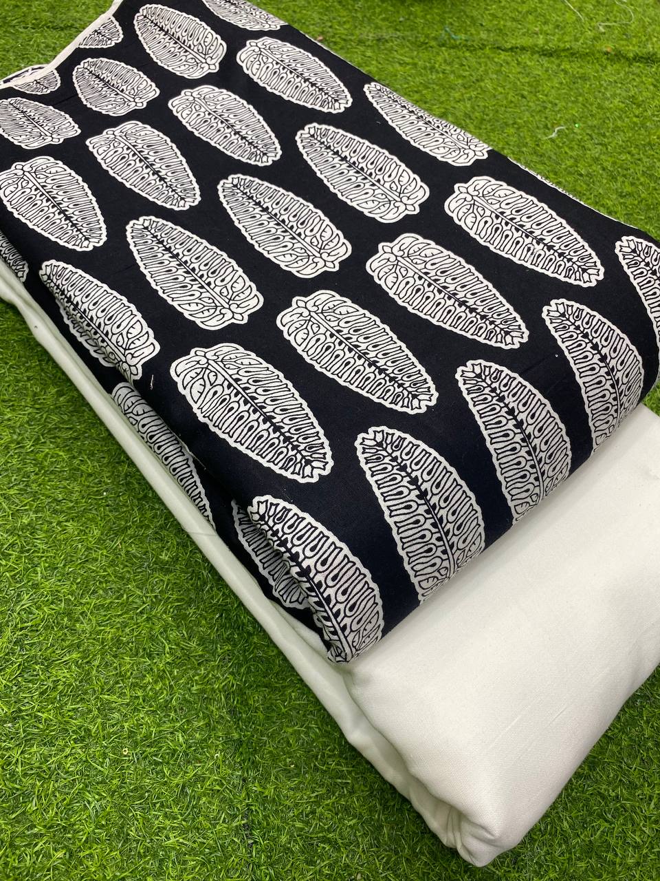 Most Premium Pure Cotton 80*80 Suit With Bottom